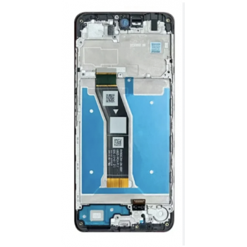Дисплей (екран) для Motorola XT2421-15 Moto E14 чорний, з рамкою