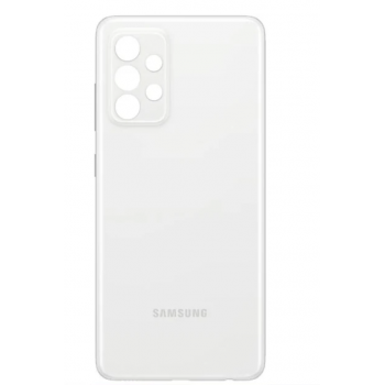 Задняя крышка для Samsung A525F Galaxy A52 2021, белая, оригинал (Китай) + стекло камеры