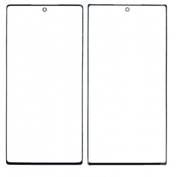Стекло дисплея для Samsung N975 Galaxy Note 10+, черное, оригинал (Китай), с олеофобным покрытием