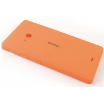 Задняя крышка для Microsoft (Nokia) 540 Lumia Dual Sim (RM-1141), оранжевая