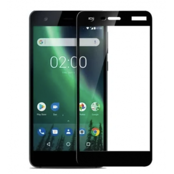 Защитное стекло для Nokia 2 (3D, с олеофобным покрытием), цвет черный