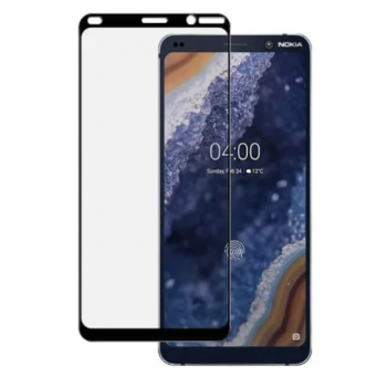 Защитное стекло для Nokia 9 (0.3 мм, 3D, с олеофобным покрытием) цвет черный