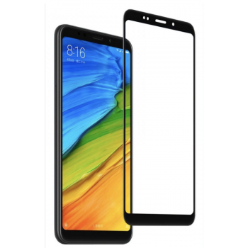 Защитное стекло для Xiaomi Redmi 5 Plus Full Glue (0.3 мм, 3D, с олеофобным покрытием) цвет черный