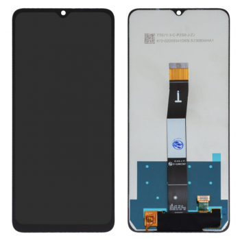 Дисплей (екран) для Xiaomi Redmi 12C/Redmi 11A/Poco C55, чорний, оригінал PRC