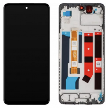 Дисплей для Oppo A60 чорний, з рамкою