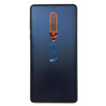 Задняя крышка для Nokia 5 Dual Sim TA-1053, синяя, Tempered Blue