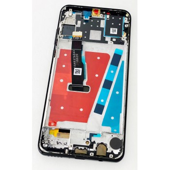 Дисплей (экран) для Huawei P30 Lite/Nova 4e, версия 4/64; 4/128GB, 24 MP + тачскрин черный, с передней панелью