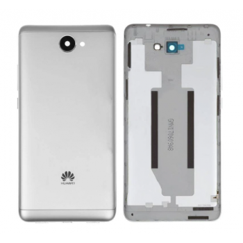 Задняя крышка для Huawei Y7 2017 (TRT-L21)/Nova Lite Plus, серебристая, оригинал
