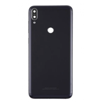 Задняя крышка Asus ZenFone Max M1 ZB555KL, черная, Deepsea Black, оригинал  