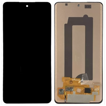Дисплей (екран) для Samsung A536 Galaxy A53 5G, чорний, OLED, з широкою рамкою