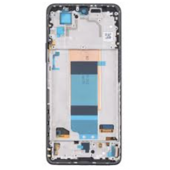 Дисплей (екран) для Xiaomi Poco F4, чорний, OLED, з передньою панеллю, Night Black