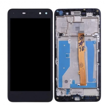 Дисплей (экран) для Huawei Y5 2017 (MYA-L02/MYA-L22)/Y5 III/MYA-U29 + тачскрин, черный, с передней панелью