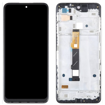 Дисплей для Motorola XT2233-2 Moto G42 чорний, TFT, з рамкою