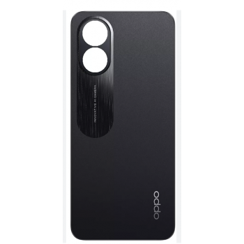 Задня кришка для Oppo A18, чорна, Glowing Black, оригінал PRC + скло камери
