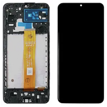 Дисплей (екран) для Samsung A047 Galaxy A04s чорний, з рамкою, SM-A047_REV0.1