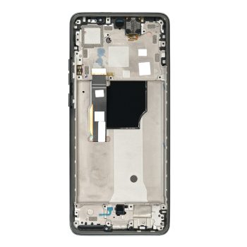 Дисплей (екран) для Motorola XT2307-1 Edge 40 Neo чорний, P-OLED, оригінал PRC, з рамкою зеленого кольору, Soothing Sea
