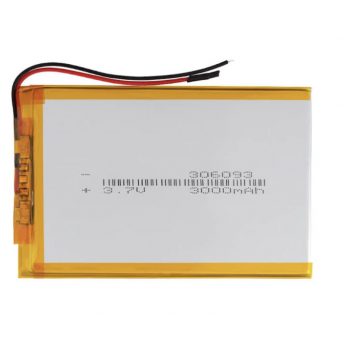 Универсальный аккумулятор 043759P 60 x 36 x 3 мм 1100 mAh 3,7 V,