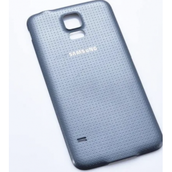 Задняя крышка для Samsung G900H Galaxy S5/i9600, серая, оригинал