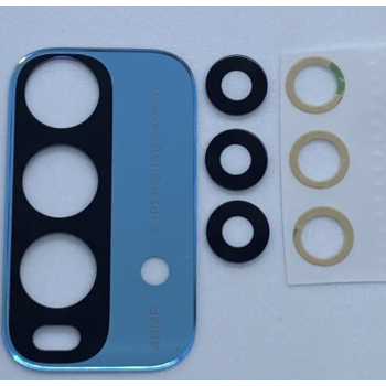 Стекло камеры для Xiaomi Redmi 9T, цвет синий