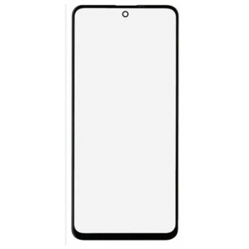 Скло корпусу для Motorola XT2223 Moto G62 5G, чорне, з OCA-плівкою