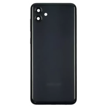 Задня кришка Samsung A045 Galaxy A04, чорна, оригінал PRC + скло камери