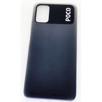 Задняя крышка для Xiaomi Poco M3, черная, Power Black, оригинал (Китай) 