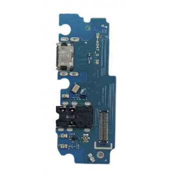 Шлейф для Samsung A047F Galaxy A04s, с разъемом зарядки, с разъемом наушников, с микрофоном, с микросхемой, оригинал (Китай)