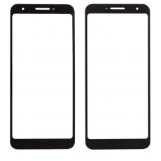 Стекло дисплея Google Pixel 3a, черное, с OCA-пленкой