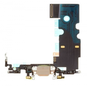 Шлейф для iPhone 8/SE 2020, с разъемом зарядки, с микрофоном, золотистый