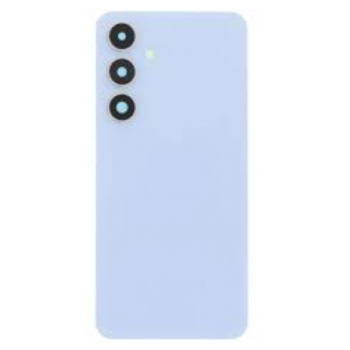 Задня кришка для Samsung S721 Galaxy S24 FE блакитна, Blue + скло камери