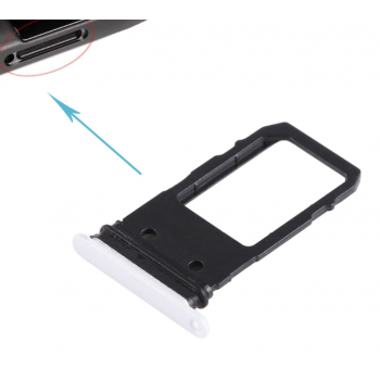 Держатель (лоток) Sim-карты для Google Pixel 2 , белый, Clearly White 