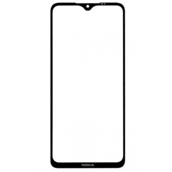 Скло корпусу для Xiaomi Redmi 12C, чорне, з OCA-плівкою, оригінал PRC з олеофобним покриттям