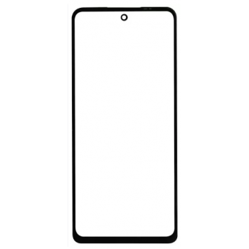 Скло корпусу для Motorola XT2175-1 Moto G200 5G/XT2175-2 Edge S30/XT2141 Edge 2021, чорне, з OCA-плівкою