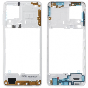 Средняя часть корпуса Samsung A225F Galaxy A22 4G, белая 