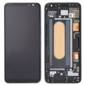 Дисплей (екран) для Tecno Spark 8C KG5n, чорний, p/n: FPC6605-2, з передньою панеллю