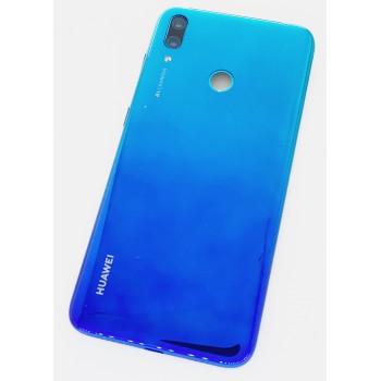 Задняя крышка для Huawei Y7 2019 (DUB-LX1), синий, Aurora Blue, оригинал