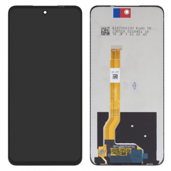 Дисплей Realme C55/Oppo A1/A58 4G/A98 5G, чорний, оригінал PRC