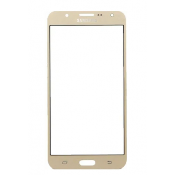 Стекло (для ремонта дисплея) для Samsung J700F Galaxy J7, с OCA пленкой, цвет золотой