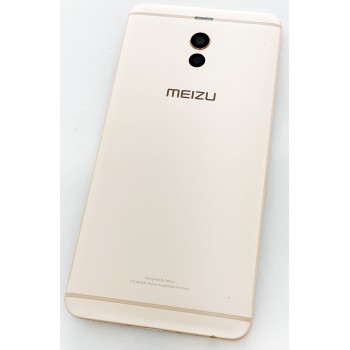 Задняя крышка Meizu M6 Note, золотистая, оригинал (Китай) + стекло камеры 