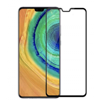 Защитное стекло для Huawei Mate 30, 9H, 3D, черное