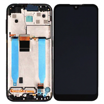 Дисплей (экран) для Nokia 4.2 + тачскрин, черный, оригинал (Китай) с передней панелью