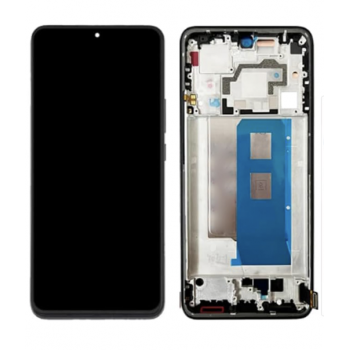 Дисплей (екран) для Xiaomi Poco F5 Pro /Redmi K60 /Redmi K60 Pro чорний, Amoled, оригінал PRC переклеєне скло, з рамкою, Black
