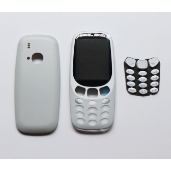 Корпус для Nokia 3310 Dual Sim (2017) TA-1030, серый, Grey