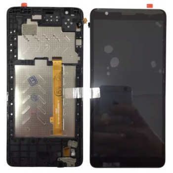 Дисплей (екран) для ZTE Blade L210, чорний, з передньою панеллю