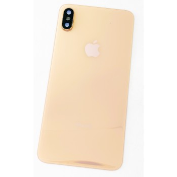 Задняя крышка для iPhone XS Max, золотистая, оригинал, со стеклом камеры