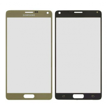 Стекло (для ремонта дисплея) Samsung N910H Galaxy Note 4, золотистое