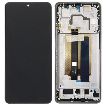 Дисплей (екран) для Xiaomi Poco X6 Pro чорний, Amoled, оригінал PRC, з рамкою, Black
