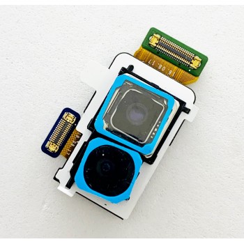 Камера для Samsung G970F Galaxy S10e, двойная, 12MP + 16MP, основная (большая), на шлейфе