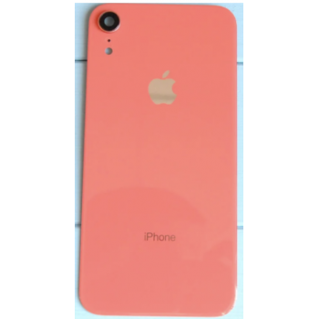 Задняя крышка для iPhone XR, коралловая, в комплекте стекло камеры, оригинал (Китай) 