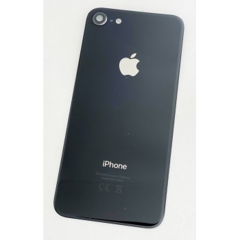 Задняя крышка для iPhone 8, черная, копия высокого качества